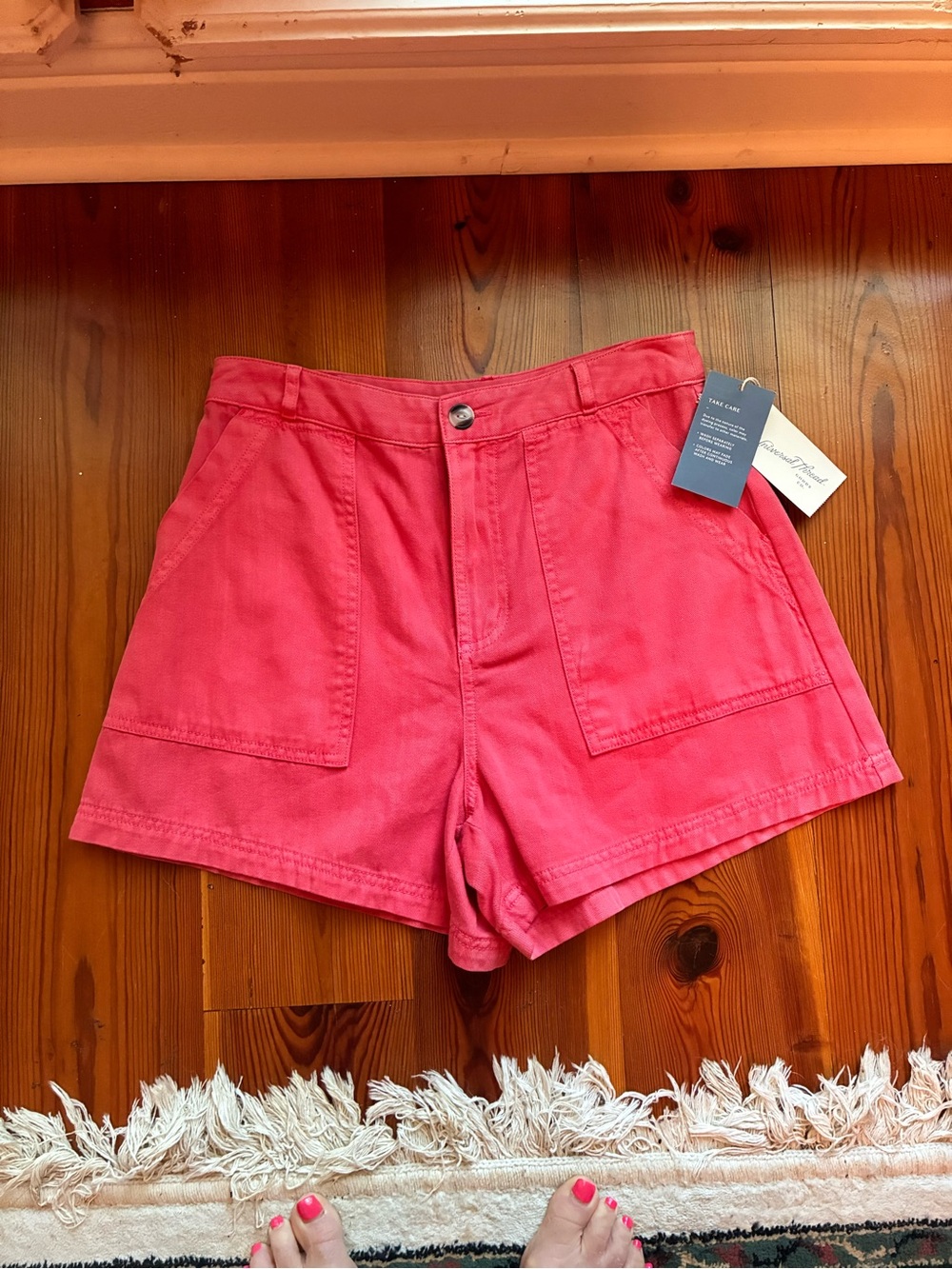 Universal Thread Women’s High Rise Utility Shorts 100% Cotton, Sz 2 - Picture 12 of 15